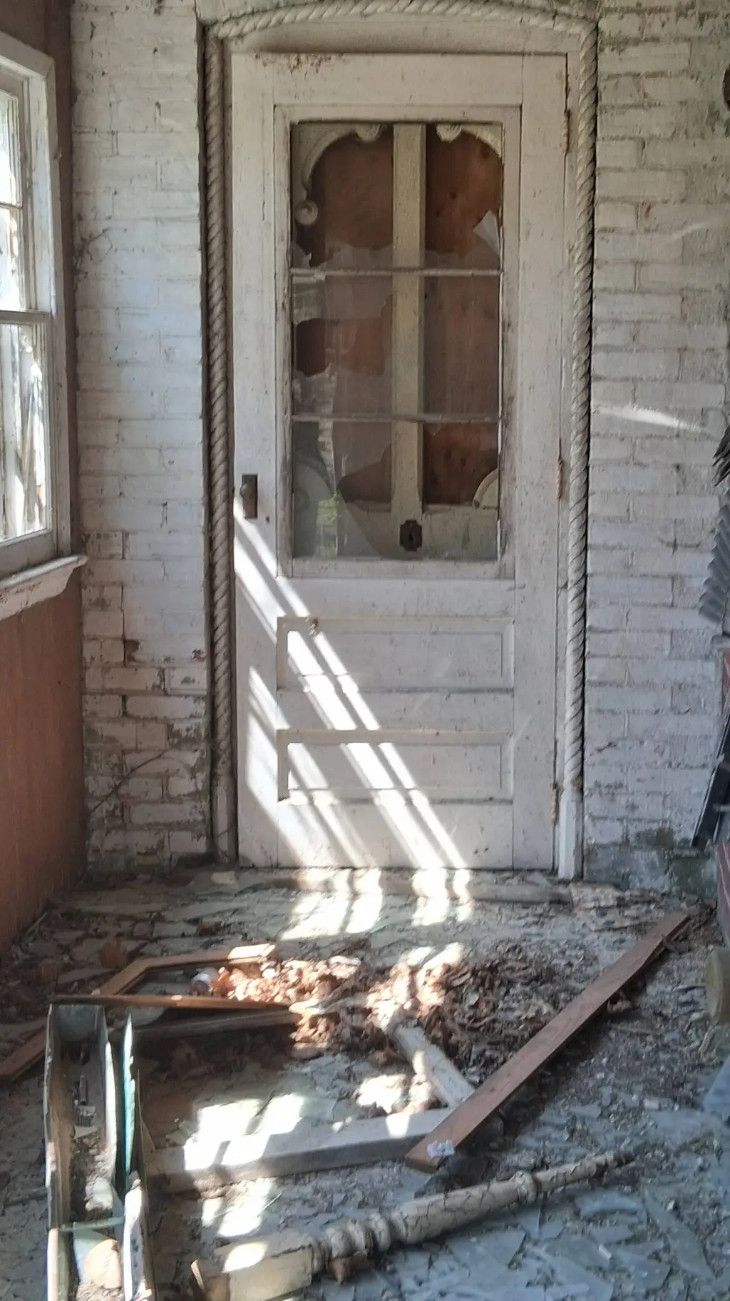 ai character: abandon place background
