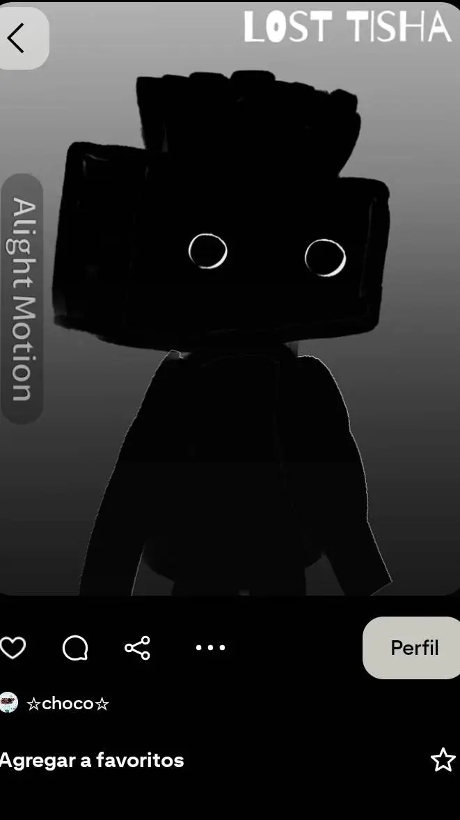 ai character: lost tisha demon background