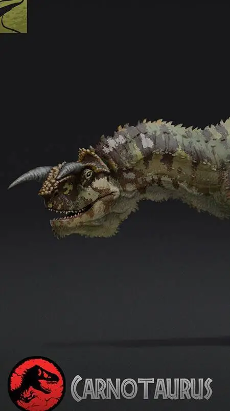 ai character: Carnotaurus  background