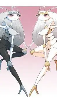 ai character: Britani y Violeta  background
