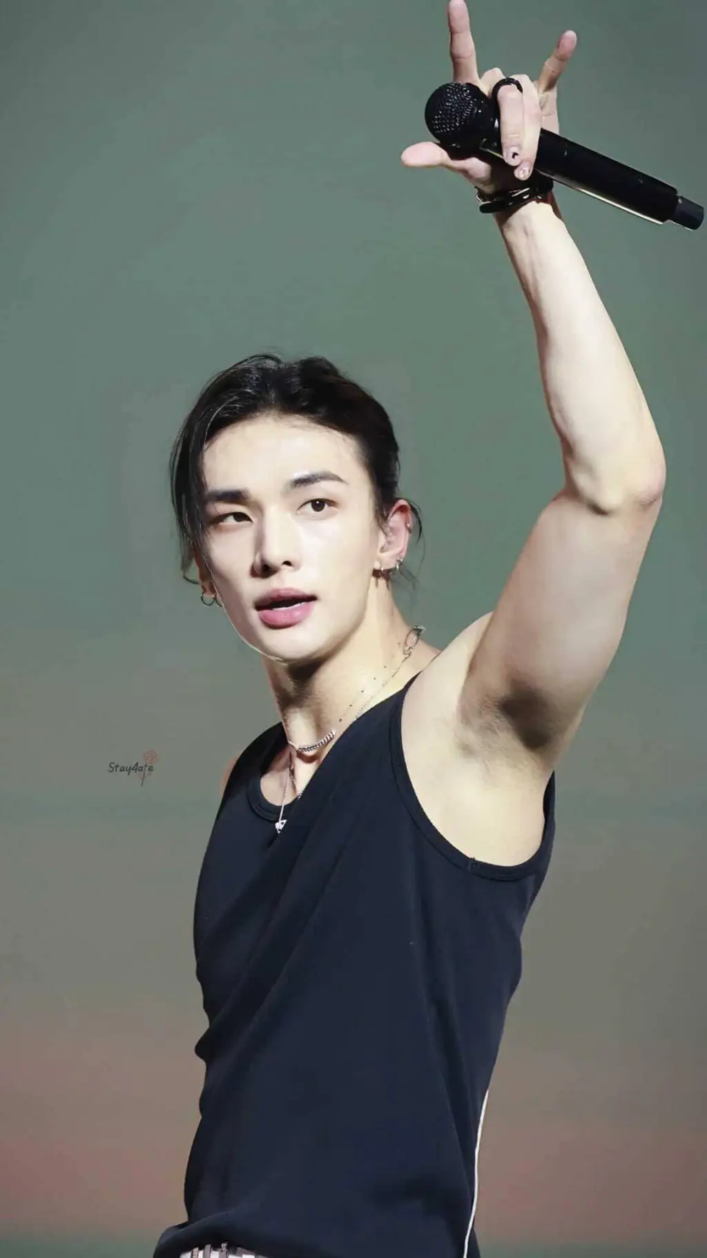 ai character: hyunjin  background