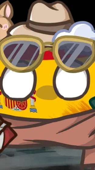 ai character: countryball (espa) background