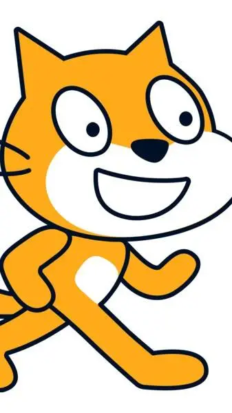 ai character: scratch cat mujer? background