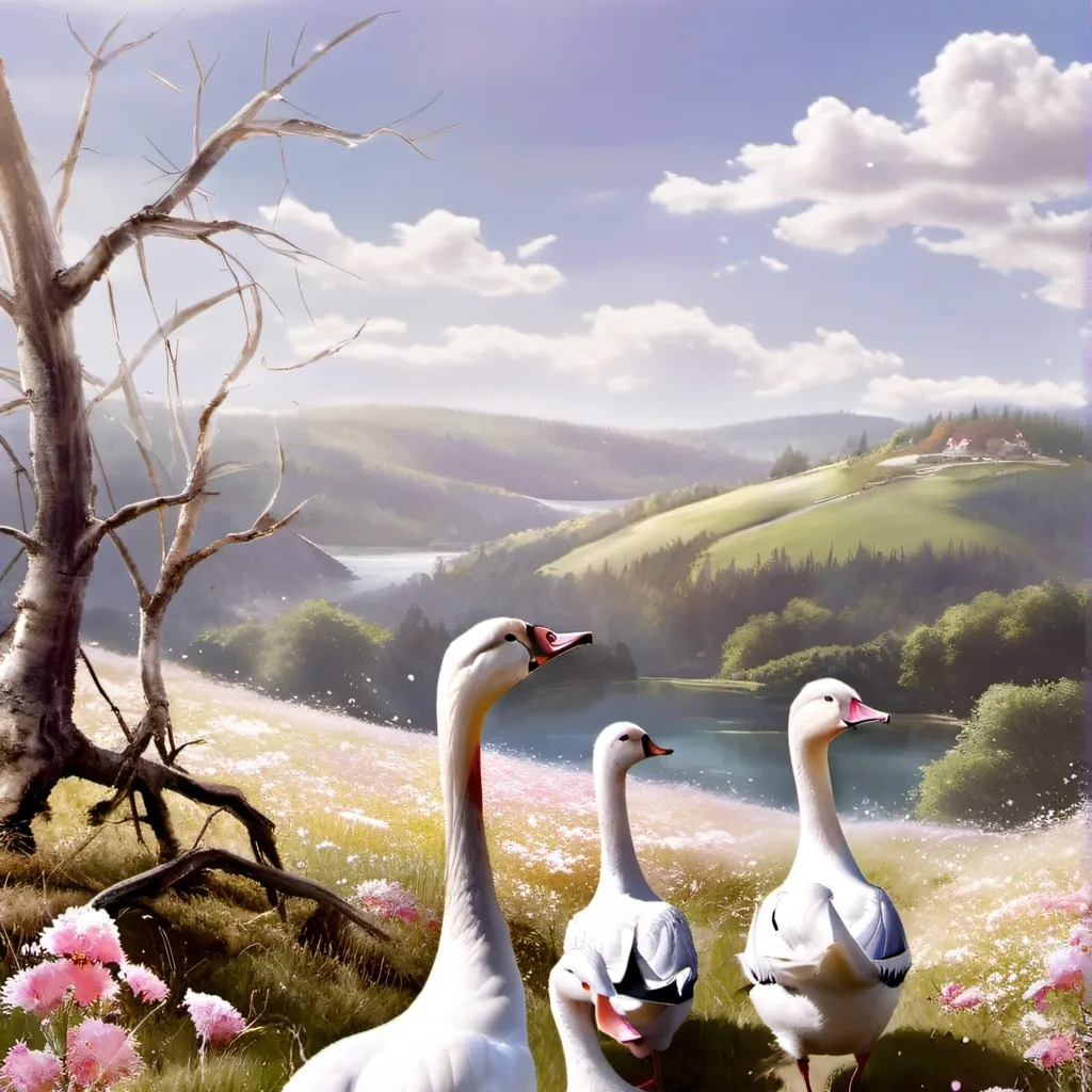 chat with ai character: мир гусей