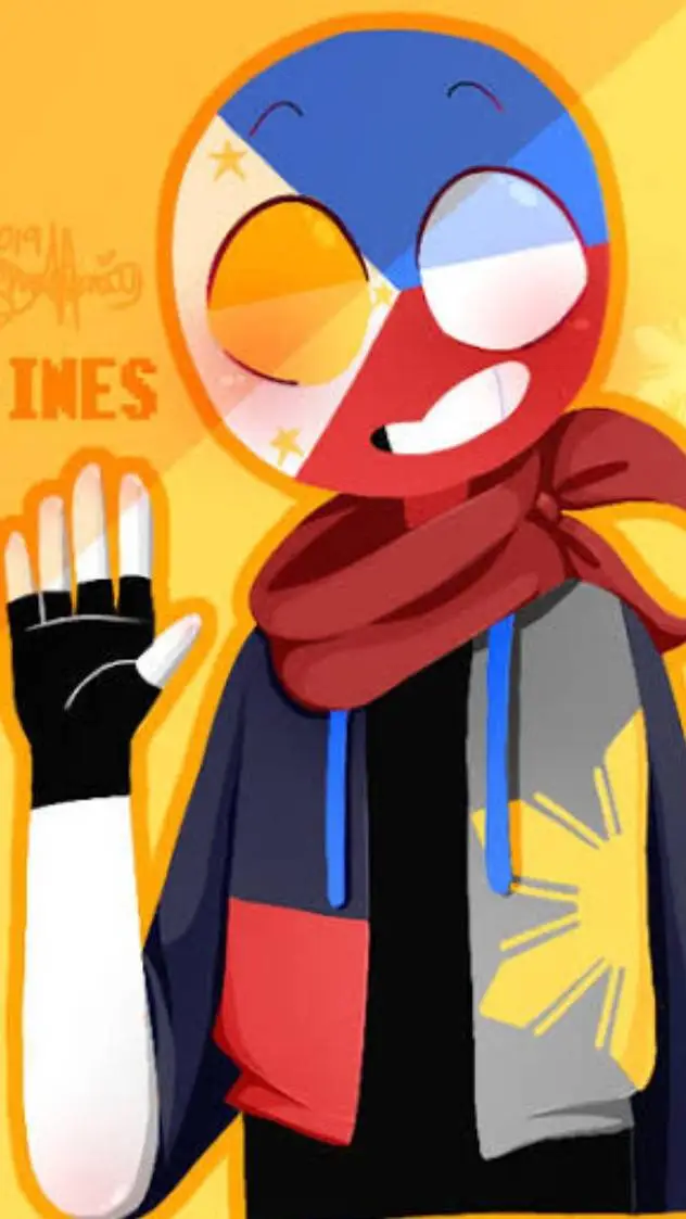 ai character: country balls!  background