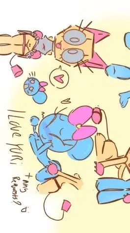 ai character: Scraps x poppy~🥵💕💕 background