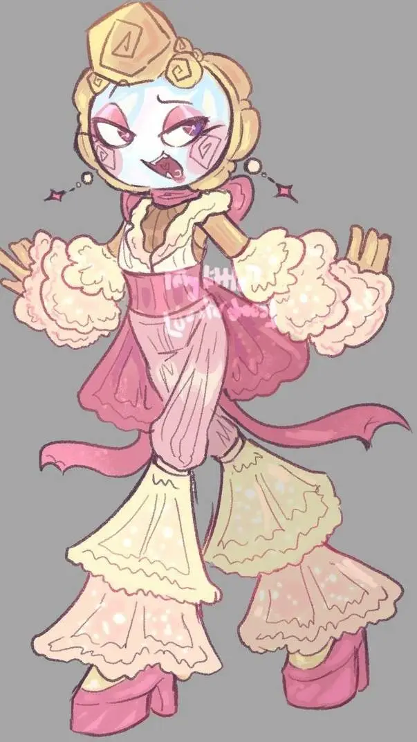 ai character: ~glisten~ background