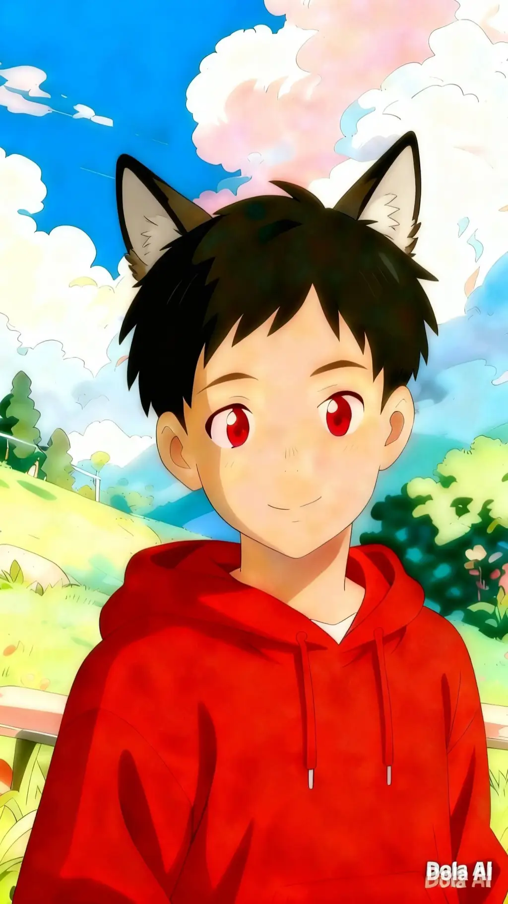 ai character: asher moon background