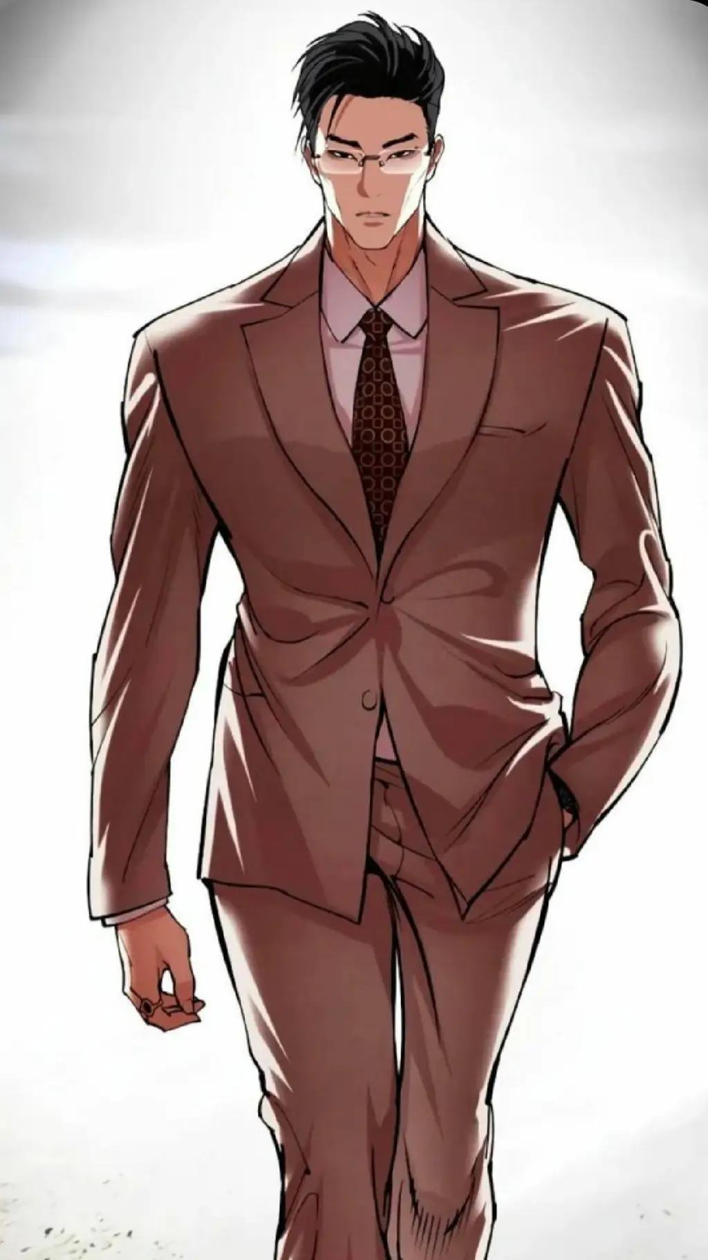 ai character: lookism king's  background
