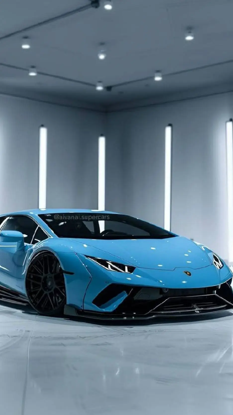 ai character: lamborghini  background