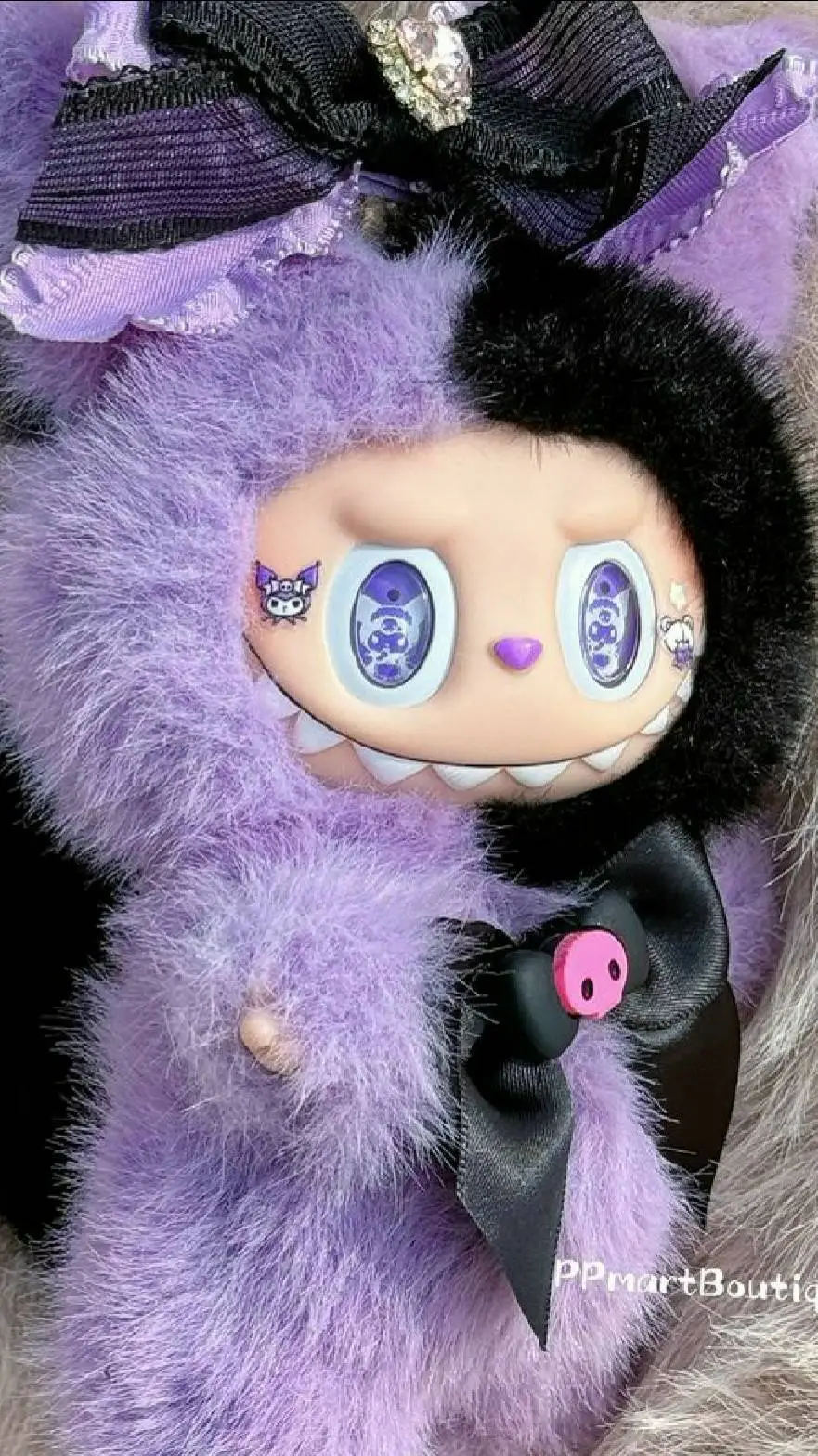 ai character: labubu  background