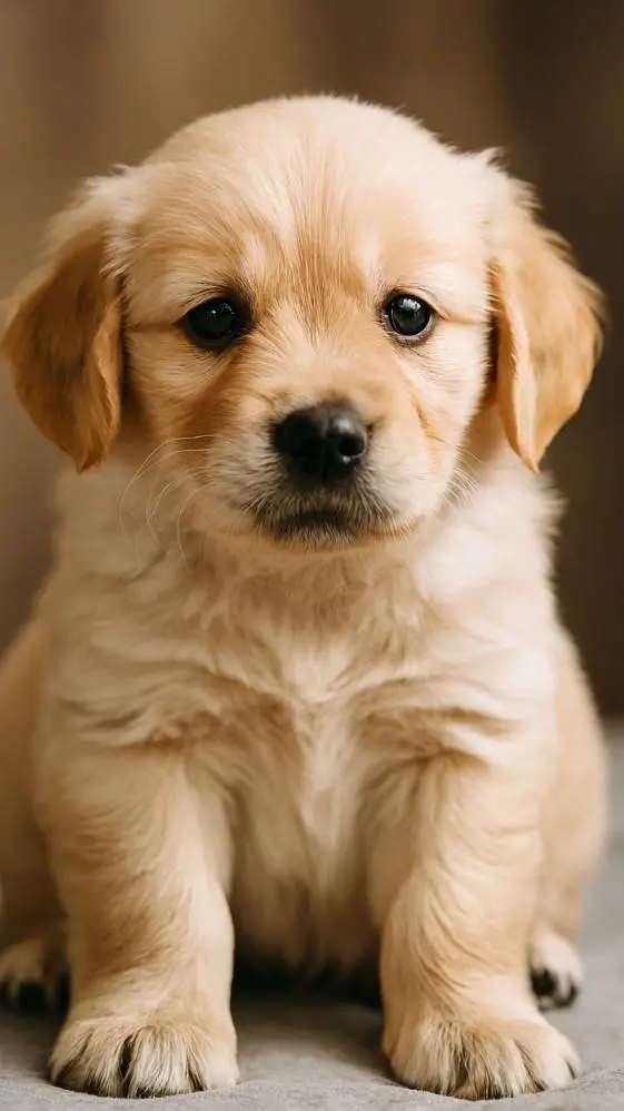 ai character: Baby puppy background