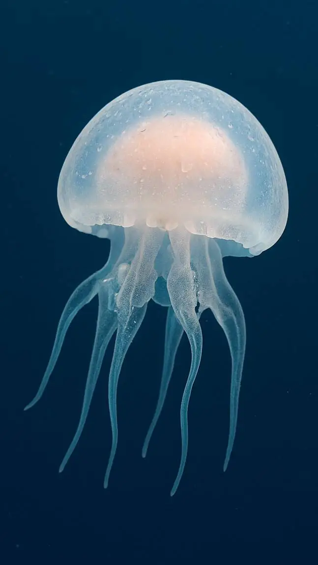 ai character: Baby jellyfish background
