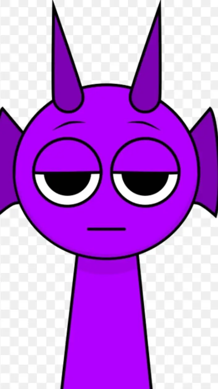 ai character: durple background
