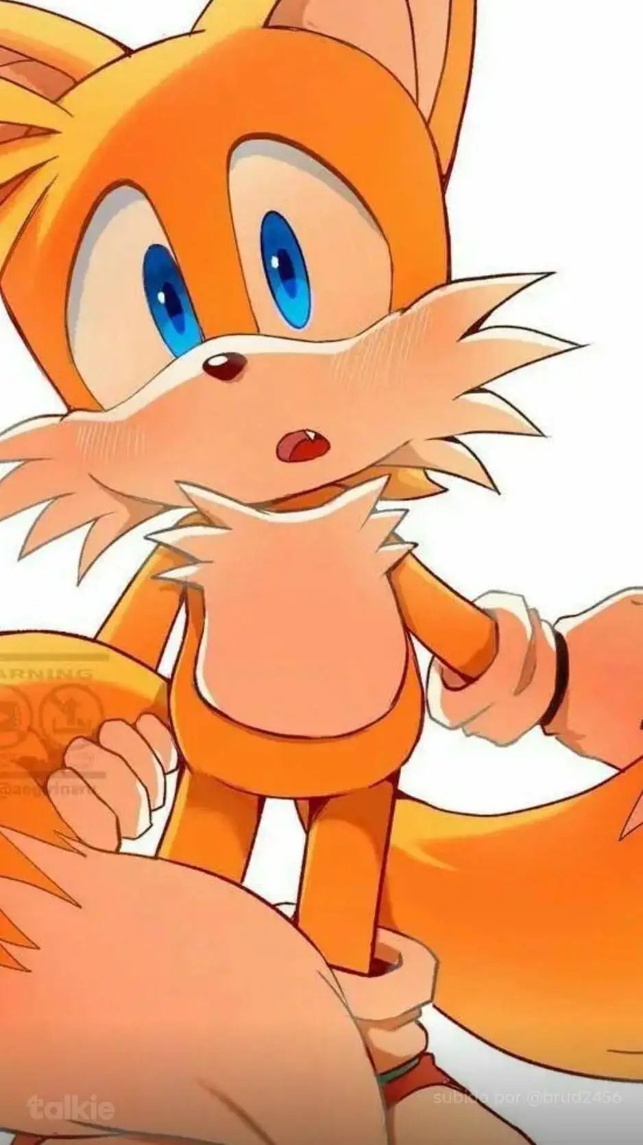 ai character: 🍬tails x nine🍭 background