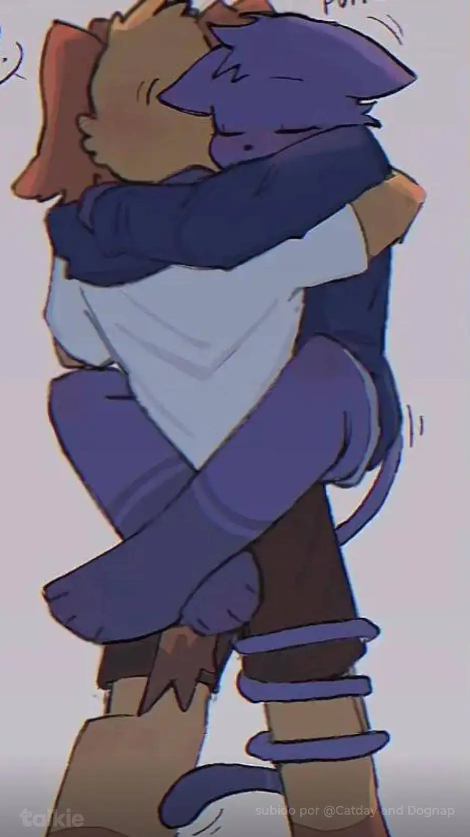 ai character: 💛🧡dogday y catnap💜 background