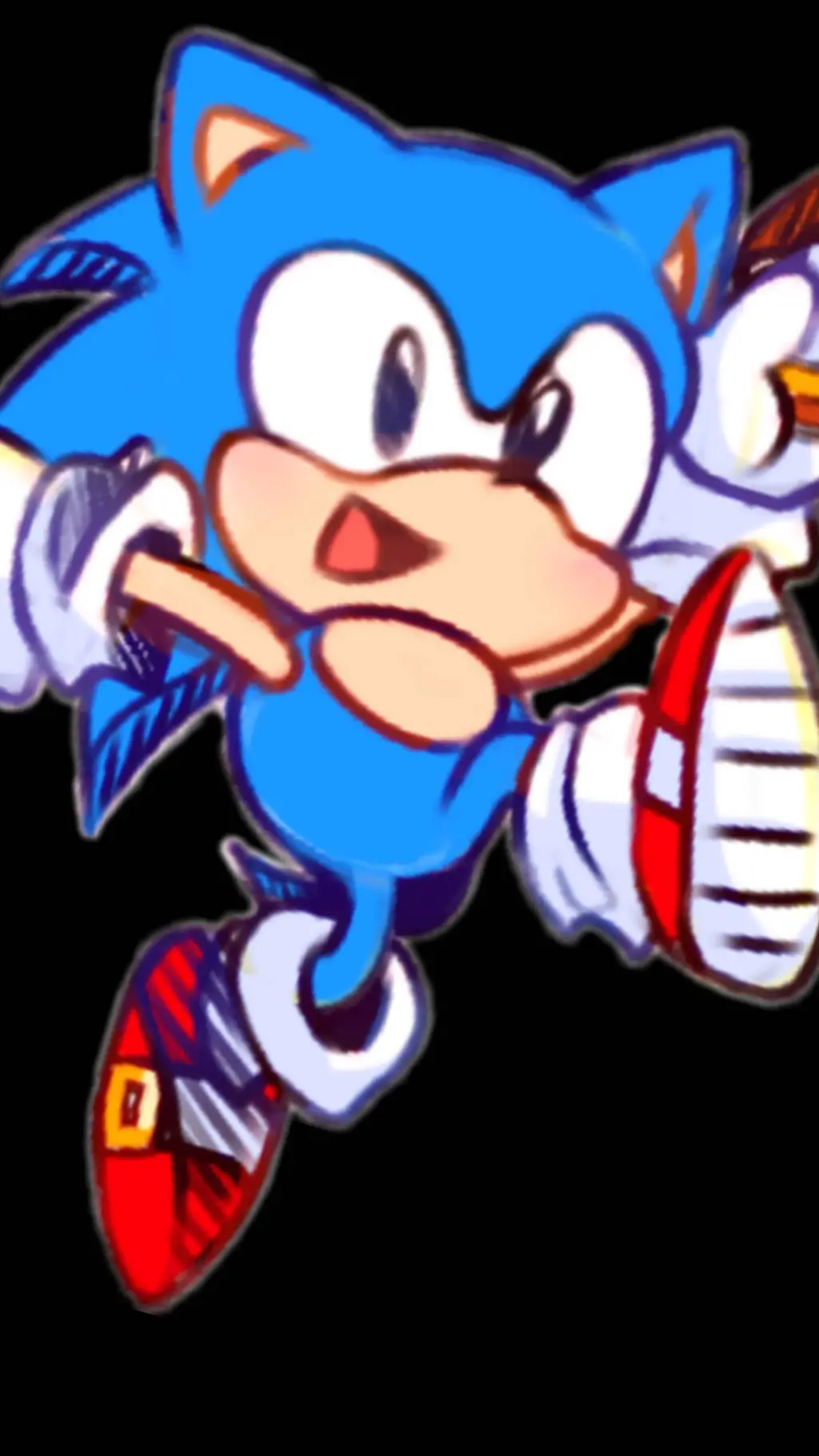 ai character: mlassic sonic background