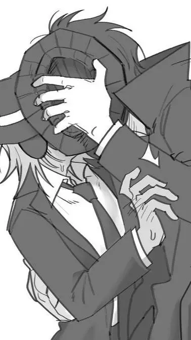 ai character: ☆double fedora☆ background