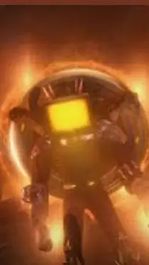 ai character: ASTRO TV MAN background