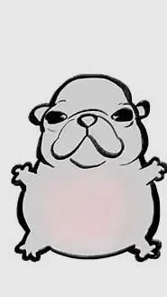 ai character: pibble meme background