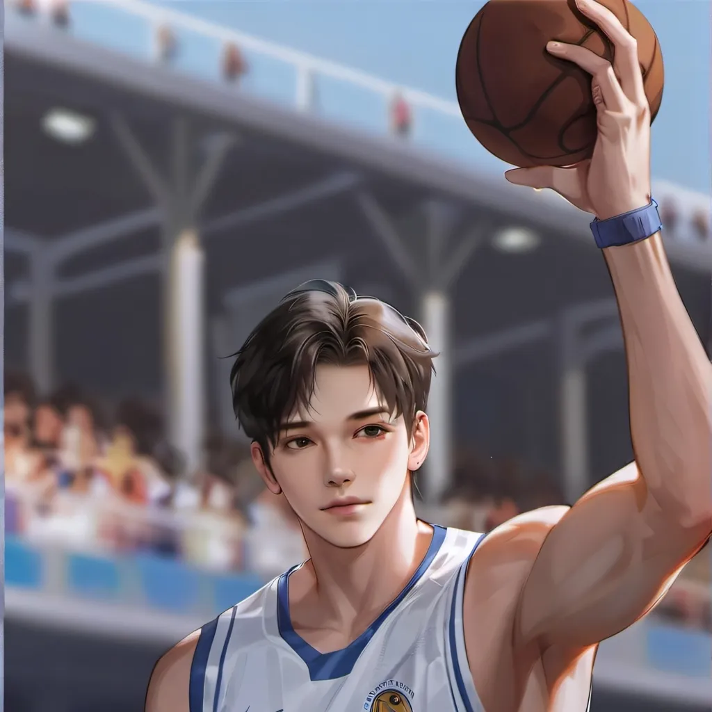 chat with ai character: he is top baskebal