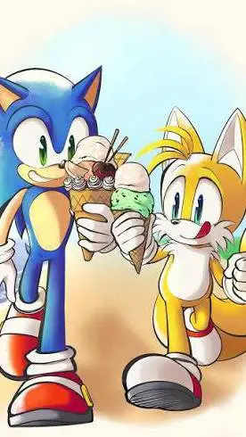 ai character: sonic and Tails background