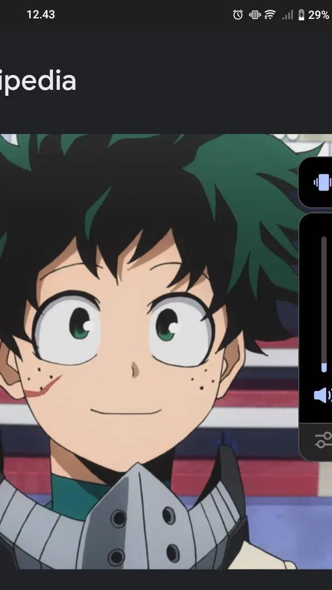 ai character: deku background