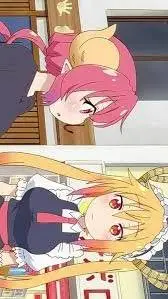 ai character: ilulu y   tohru background