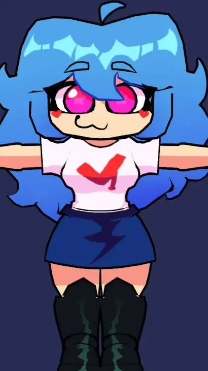 ai character: sky de fnf background