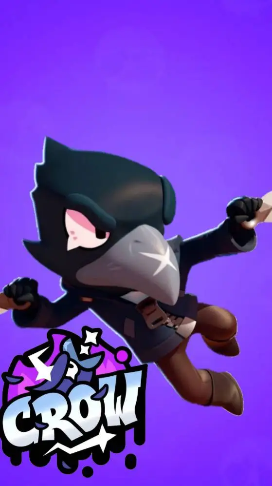 ai character: crow 😎 background