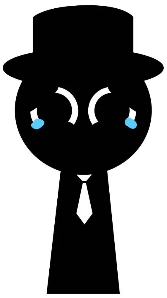 ai character: Black background