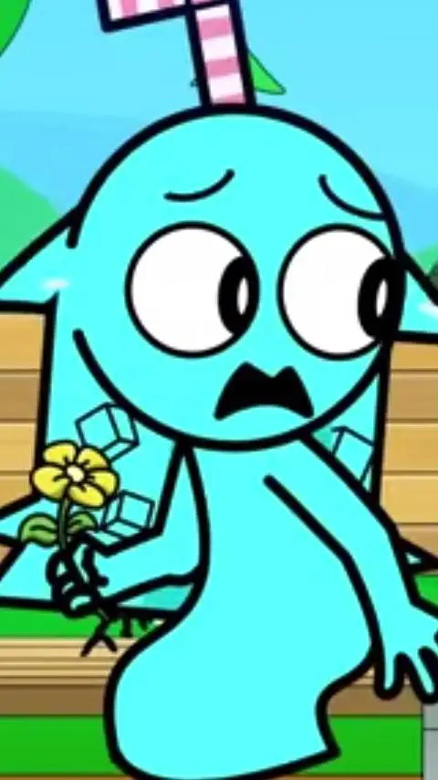 ai character: Aqua background