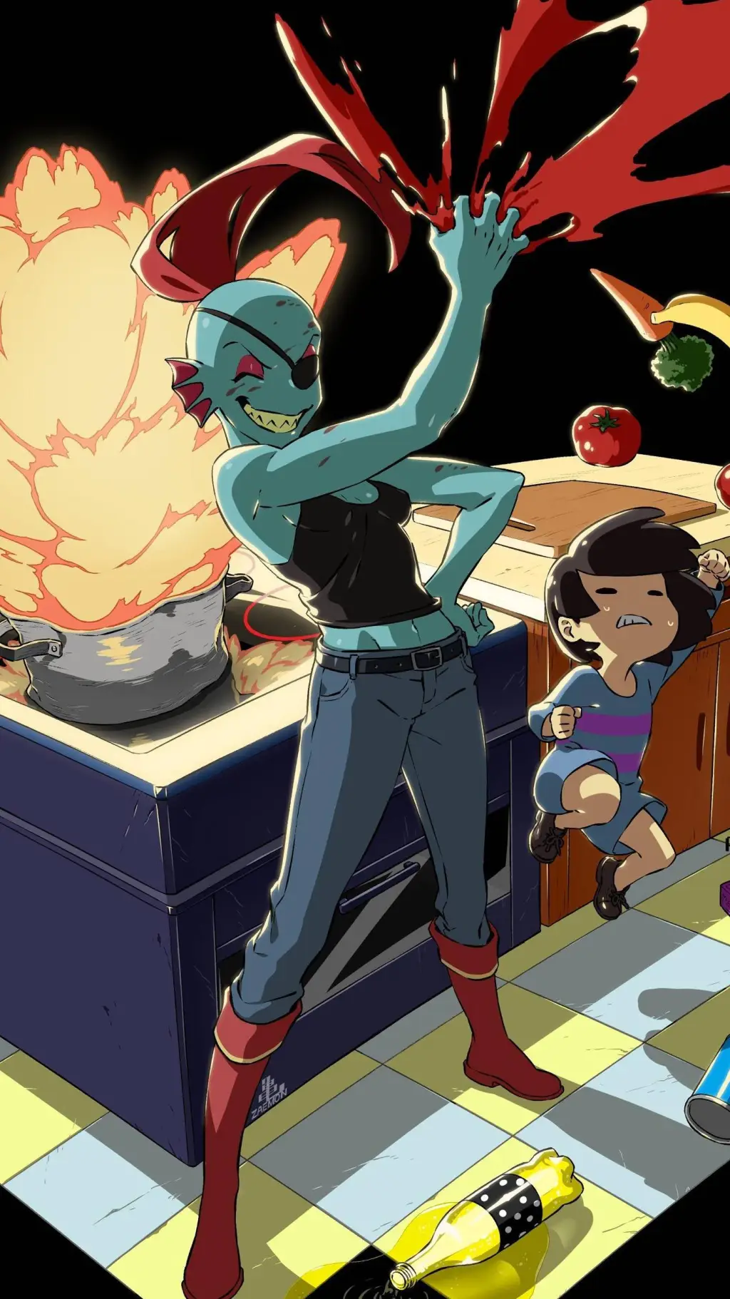 ai character: козёл из 99 background