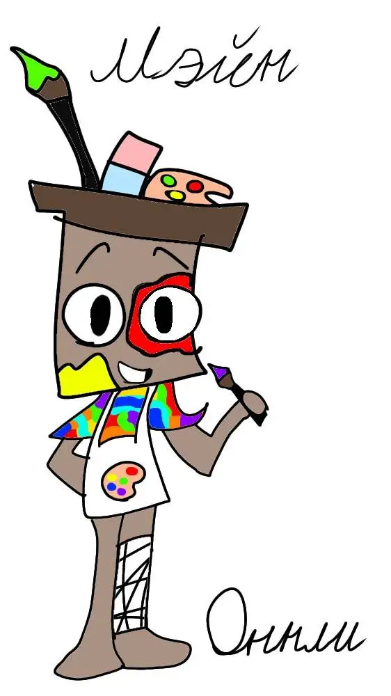 ai character: "Онли Onli" background