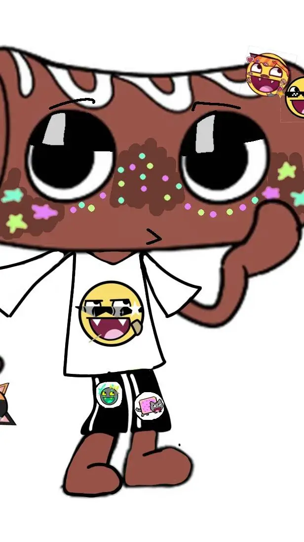 ai character: 🍪Космочко🍫 background