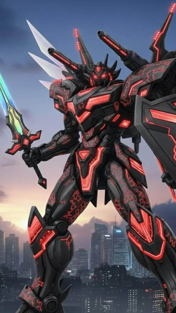 ai character: ultrapeace Dragon  background