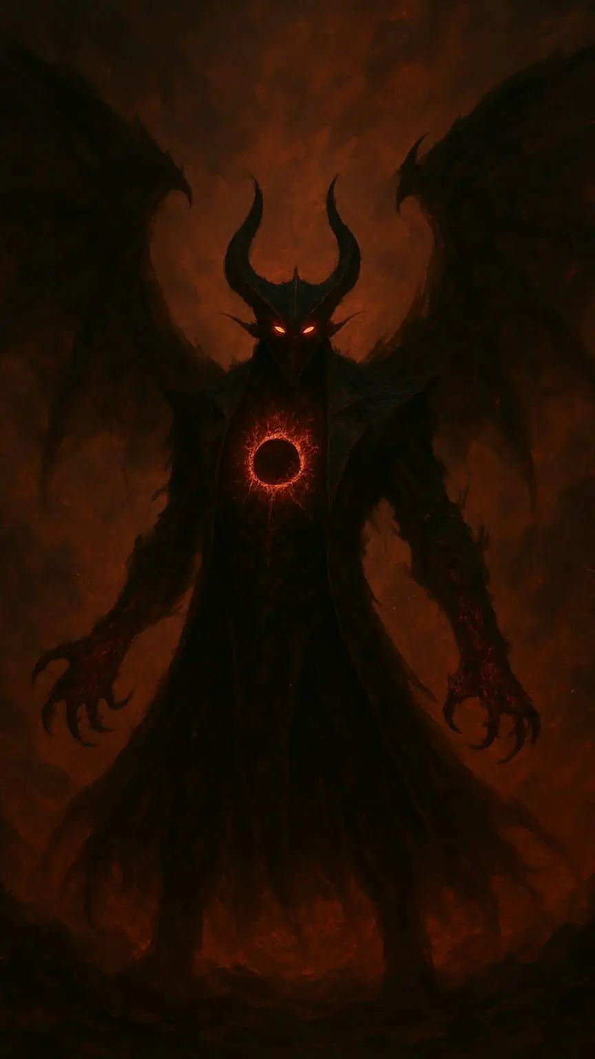 ai character: SINISTER eclipse background