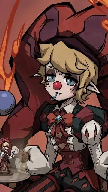 ai character: клоун фио background