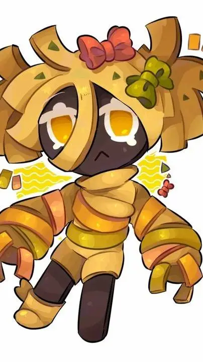 ai character: печенье  background