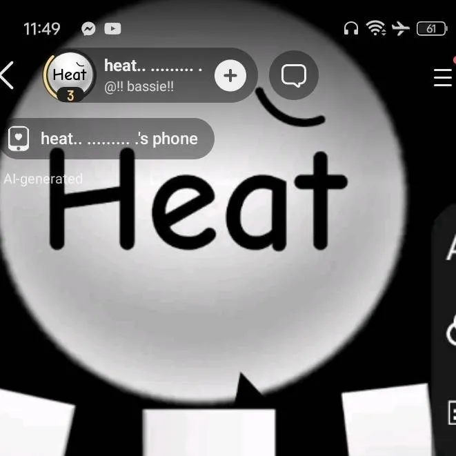 chat with ai character: heat