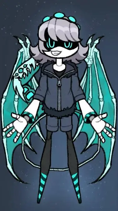 ai character: md snow day background