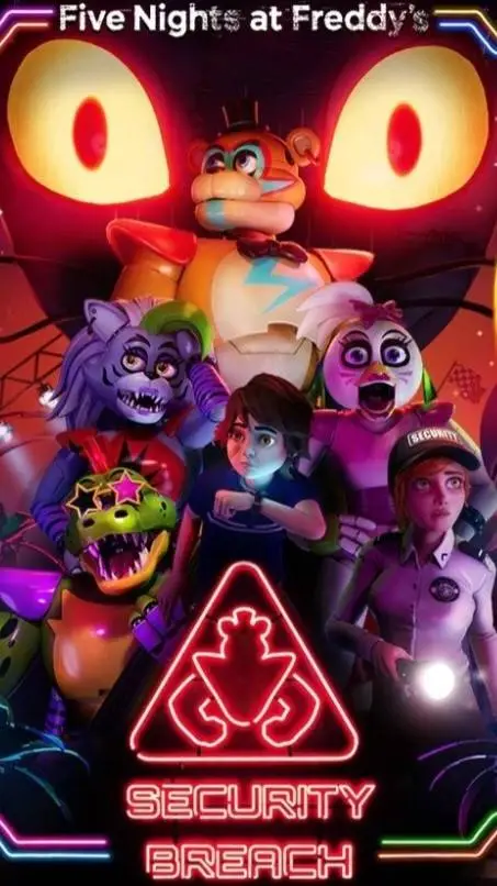 ai character: FNAF SB EVERYONE background