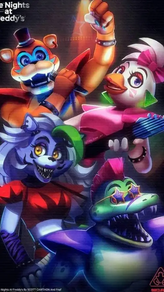 ai character: FNAF SB BEACH DAY background