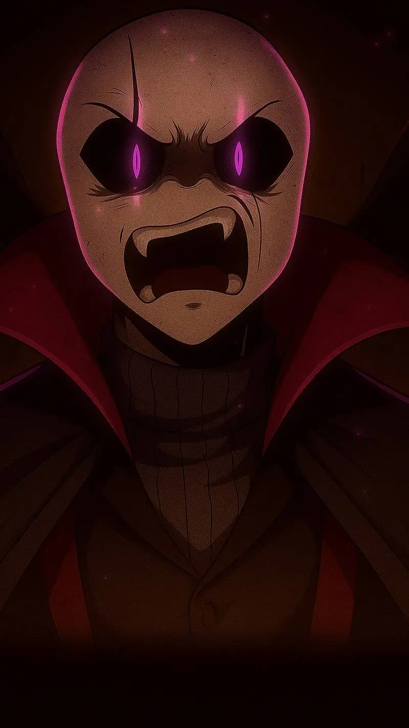 ai character: HAPPY HALLOWEN  background