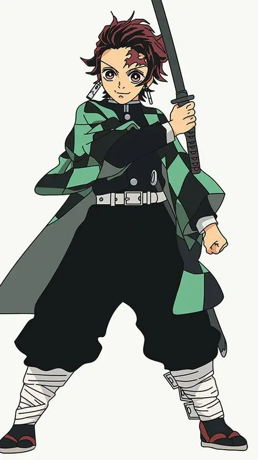ai character: tanjiro Kamado background
