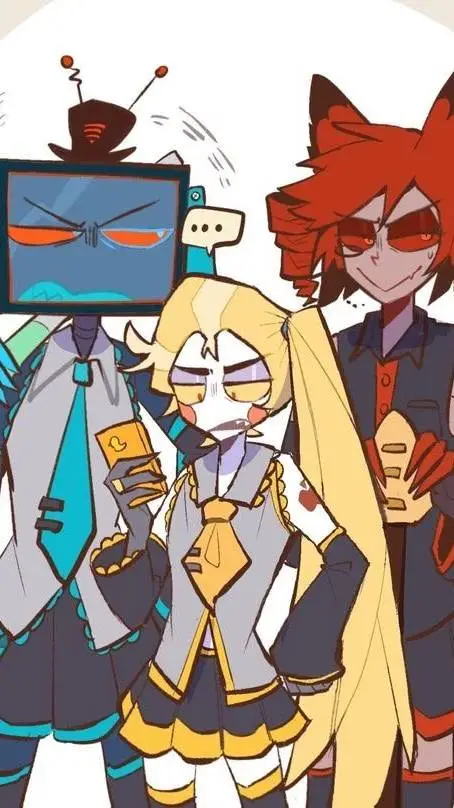 ai character: triple baka HH ^^ background