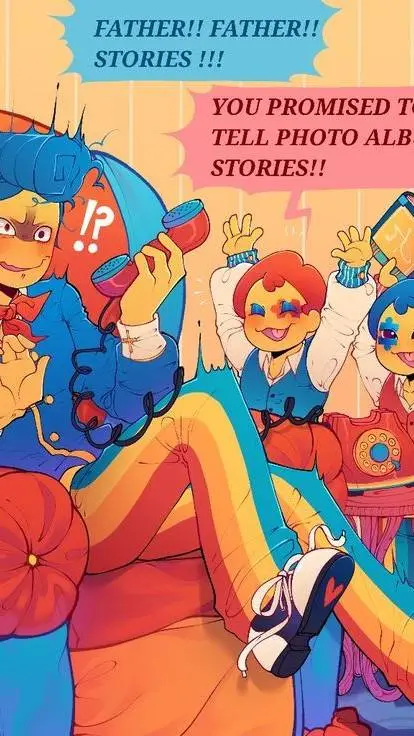 ai character: 🌈𝑓𝑎𝑚𝑖𝑙𝑖𝑎 𝒉𝑎𝑝𝑝𝑦🌈 background