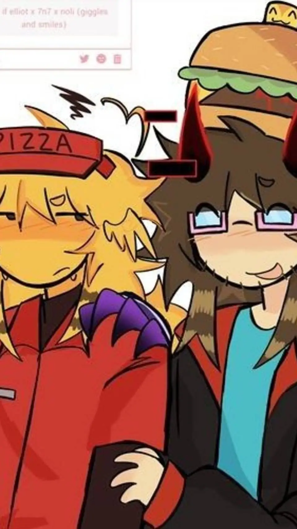 ai character: 🍔007n7 x elliot🍕 background