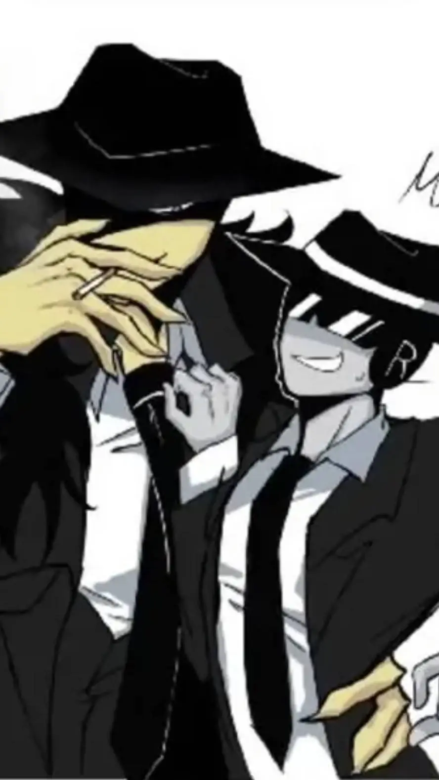 ai character: 💛Mafioso x Chance🖤 background