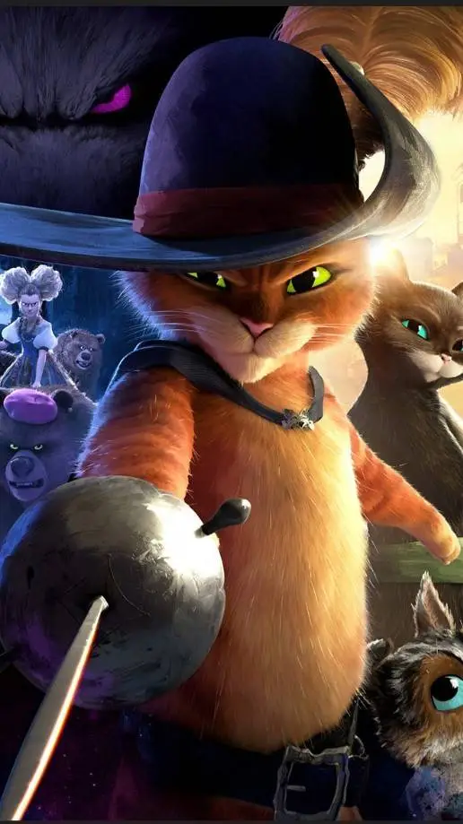 ai character: gato de botas 2 background